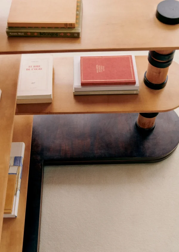 Bibliothèque D'angle Italienne Vintage