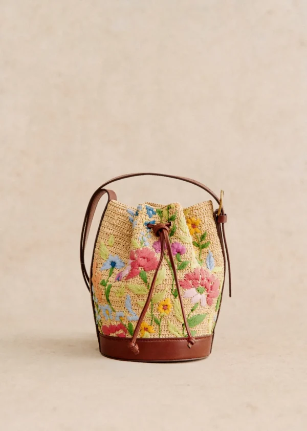 Bourse Mini Farrow Raphia