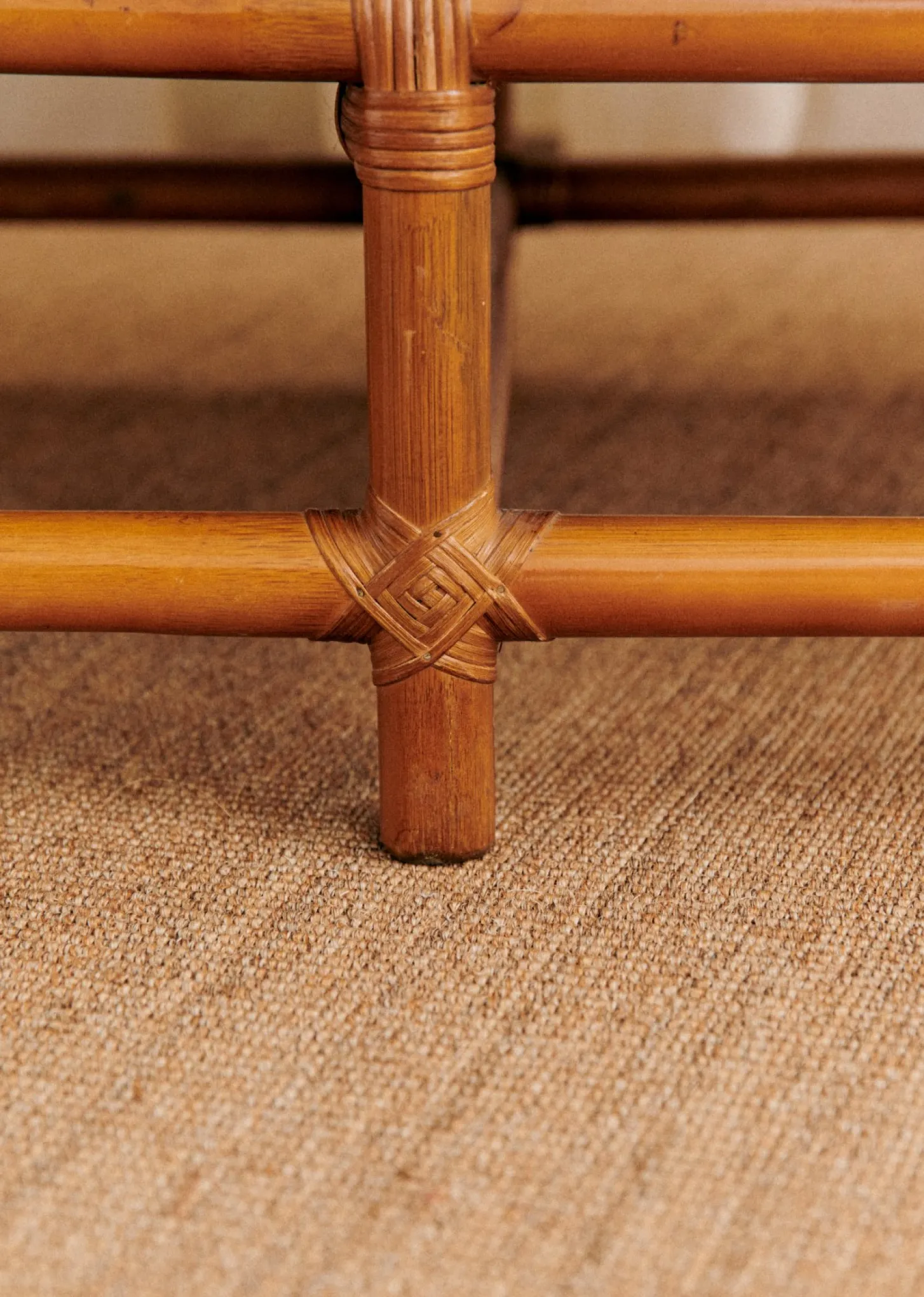 Canapé En Rotin Vintage