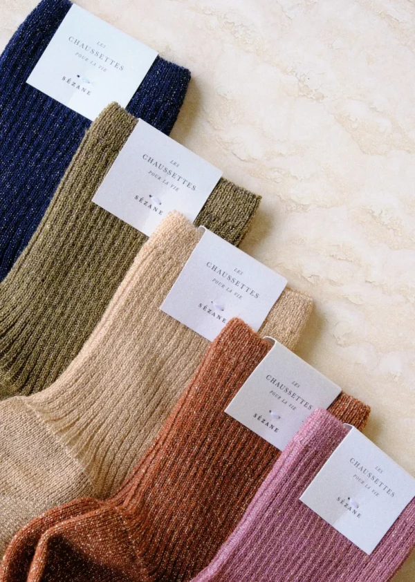 Chaussettes Lurex