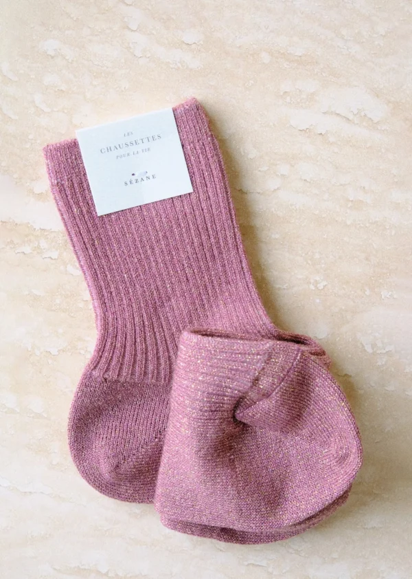Chaussettes Lurex