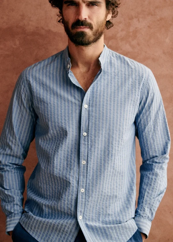 Chemise Benny Seersucker