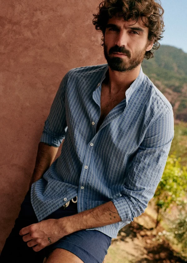 Chemise Benny Seersucker