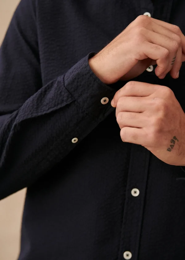 Chemise Benny Seersucker