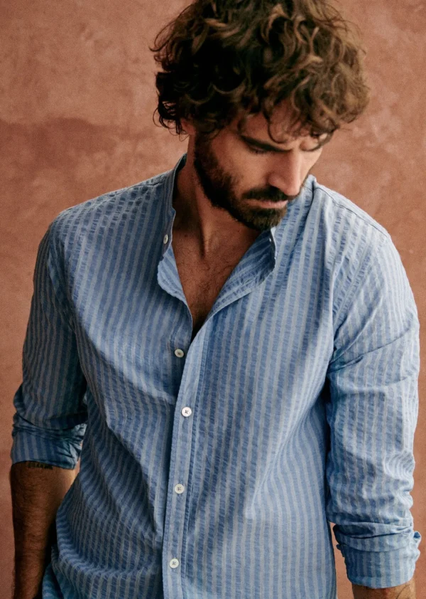 Chemise Benny Seersucker
