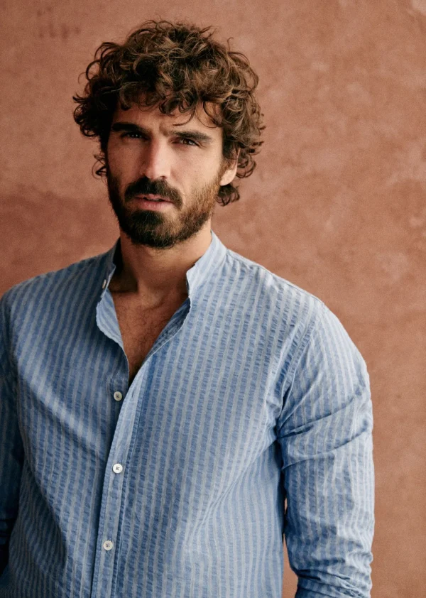 Chemise Benny Seersucker