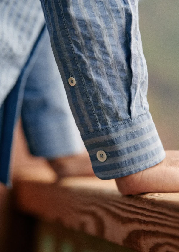 Chemise Benny Seersucker