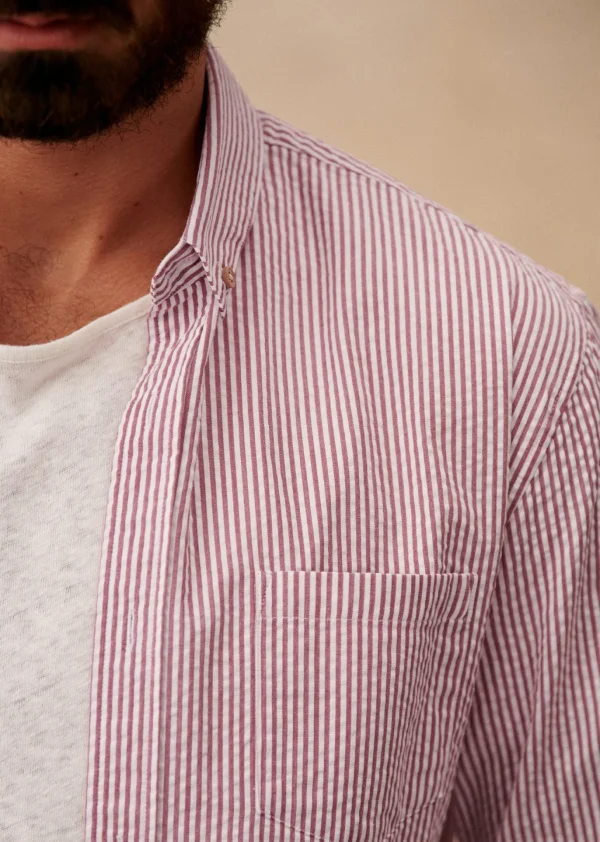 Chemise Charlie Seersucker