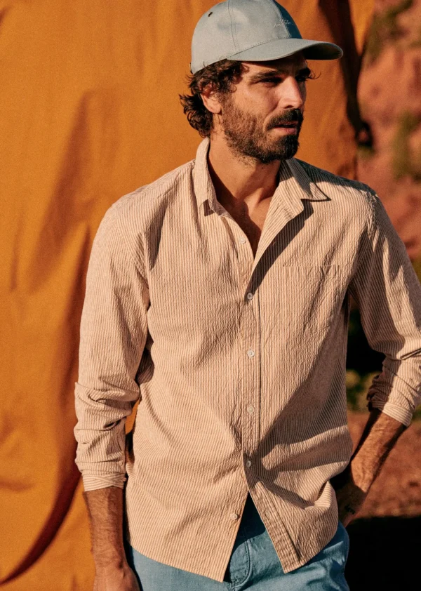 Chemise Charlie Seersucker