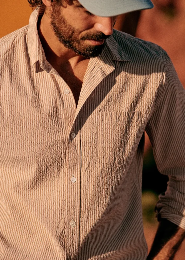 Chemise Charlie Seersucker