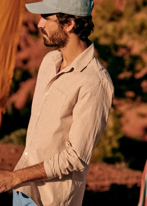 Chemise Charlie Seersucker