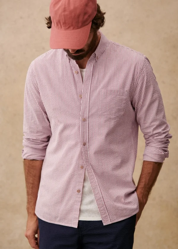 Chemise Charlie Seersucker
