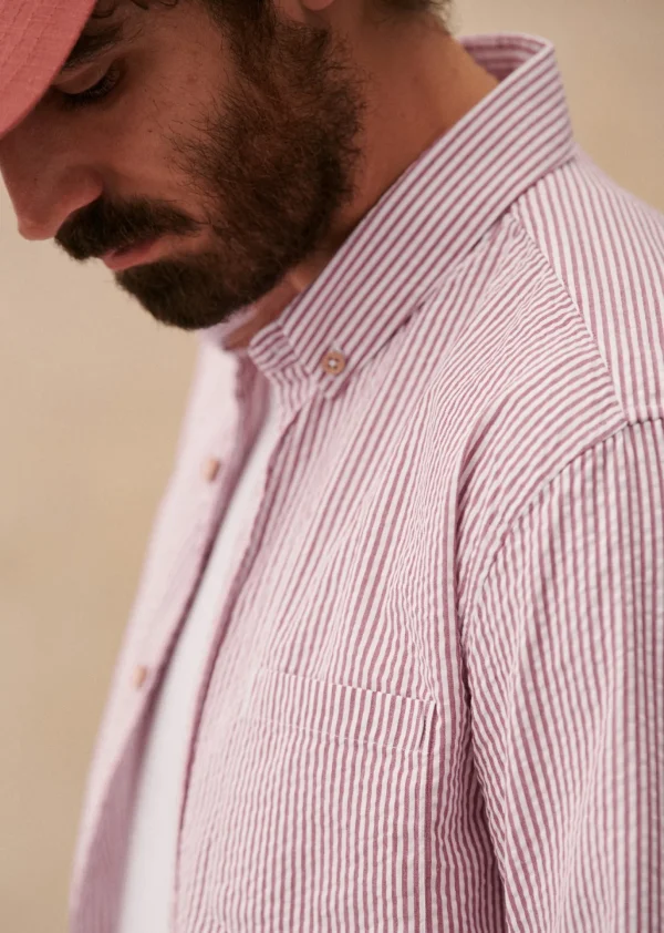 Chemise Charlie Seersucker