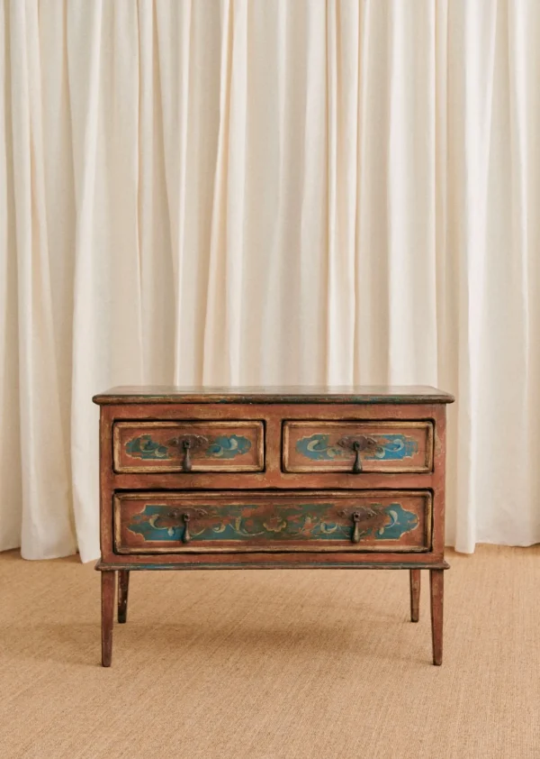 Commode Italienne Décorée Vintage
