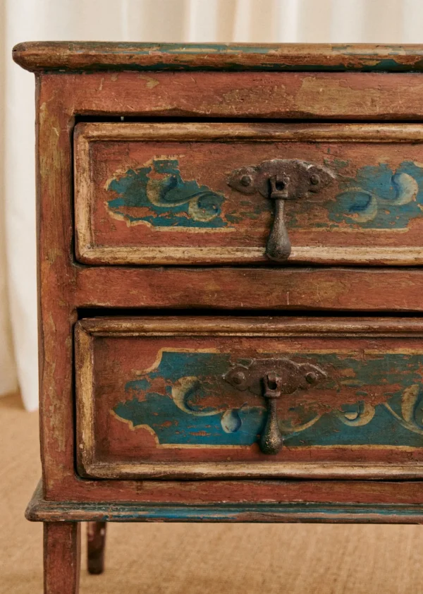 Commode Italienne Décorée Vintage