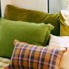 Coussin Tissé Madras -  Petit Modèle