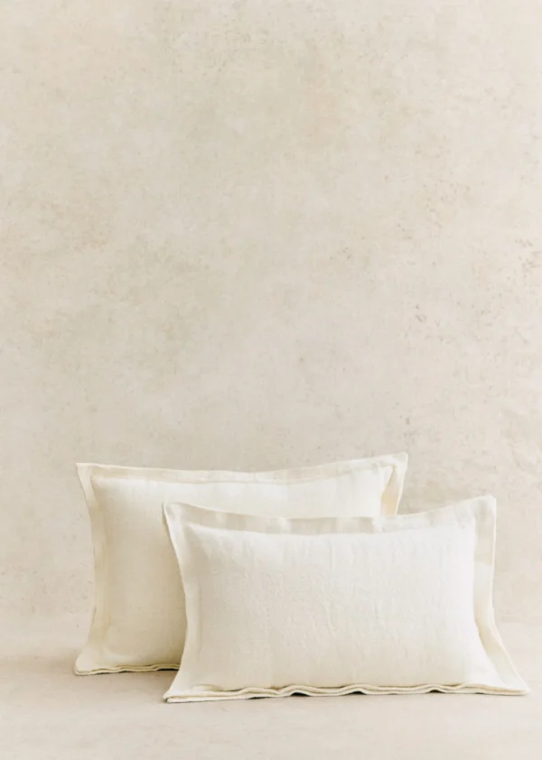 Coussin Toile De Lin -  Grand Modèle
