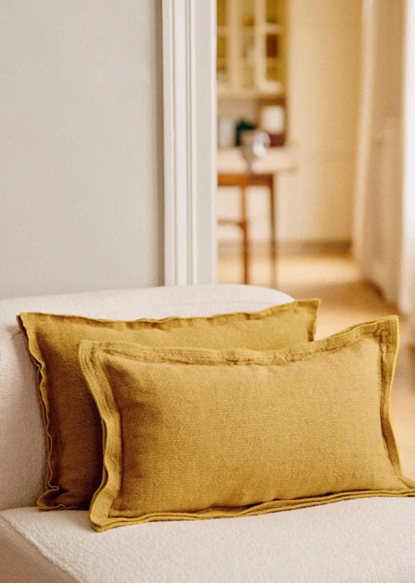 Coussin Toile De Lin -  Petit Modèle