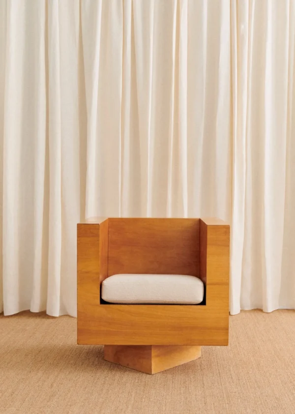 Fauteuil Cubique Vintage