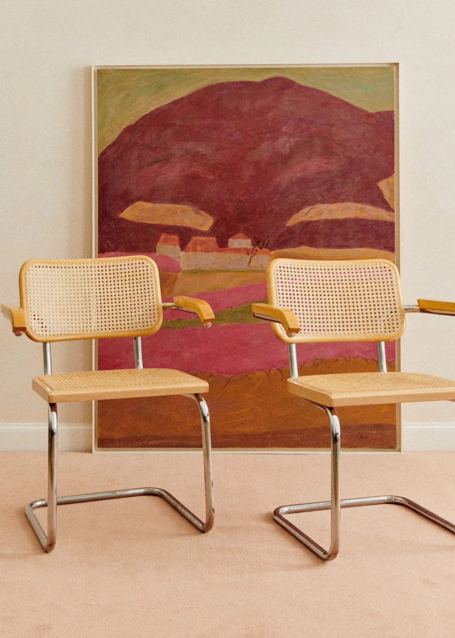 Fauteuil Vintage Cesca Par Marcel Breuer