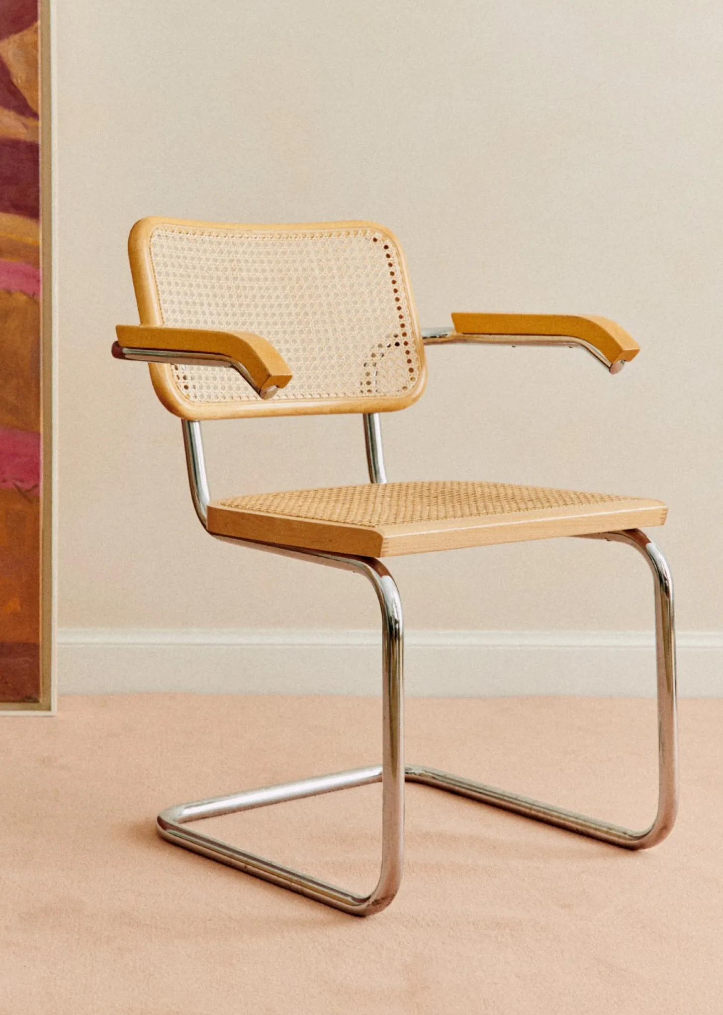 Fauteuil Vintage Cesca Par Marcel Breuer