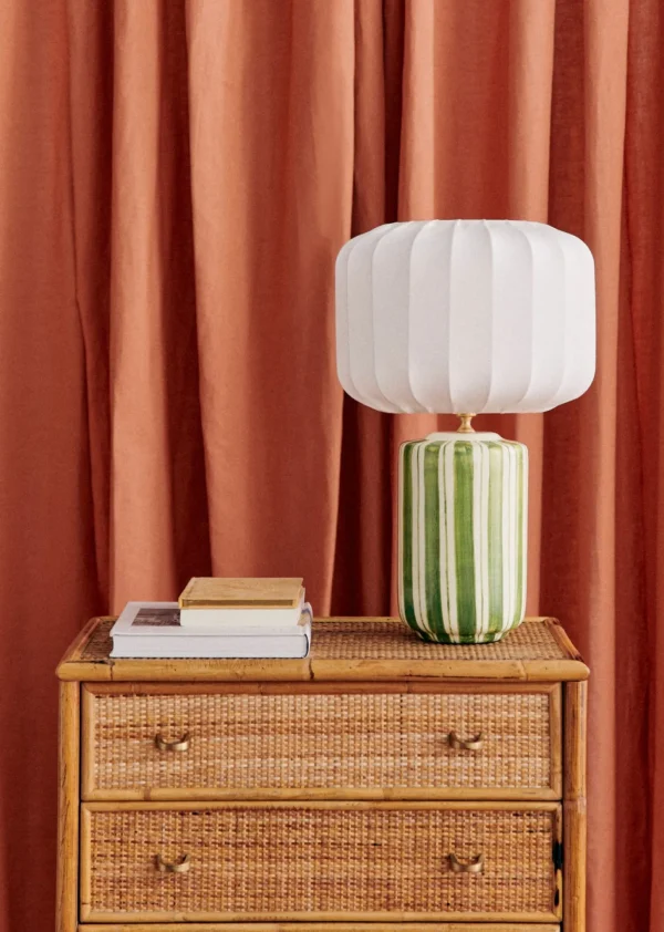 Lampe Mezzo - Rayé Vert