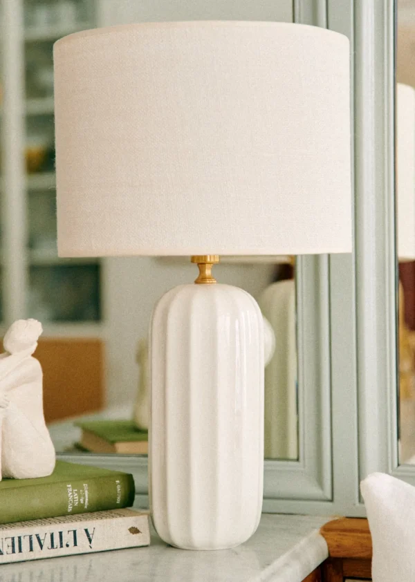 Lampe Traviata - écru
