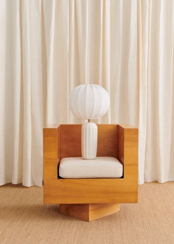 Lampe Traviata - écru