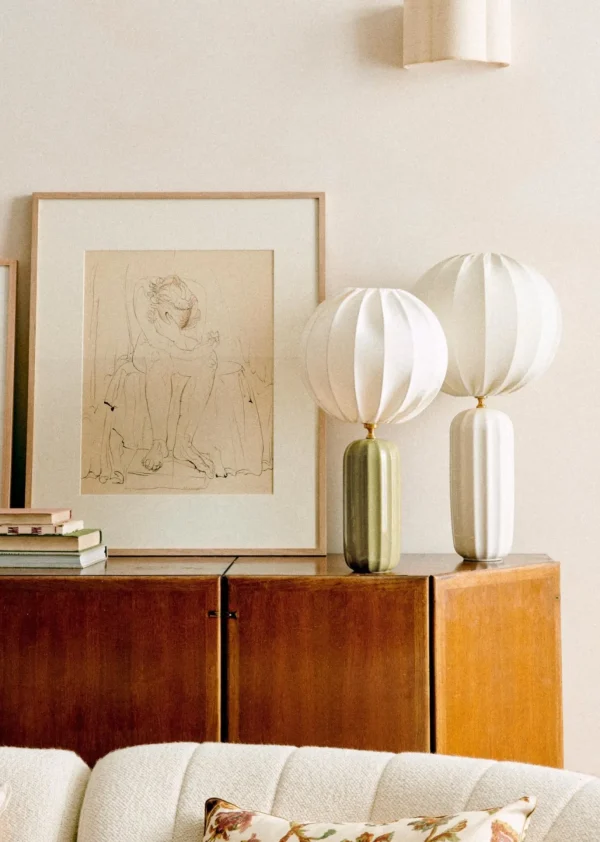 Lampe Traviata - Vert Olive