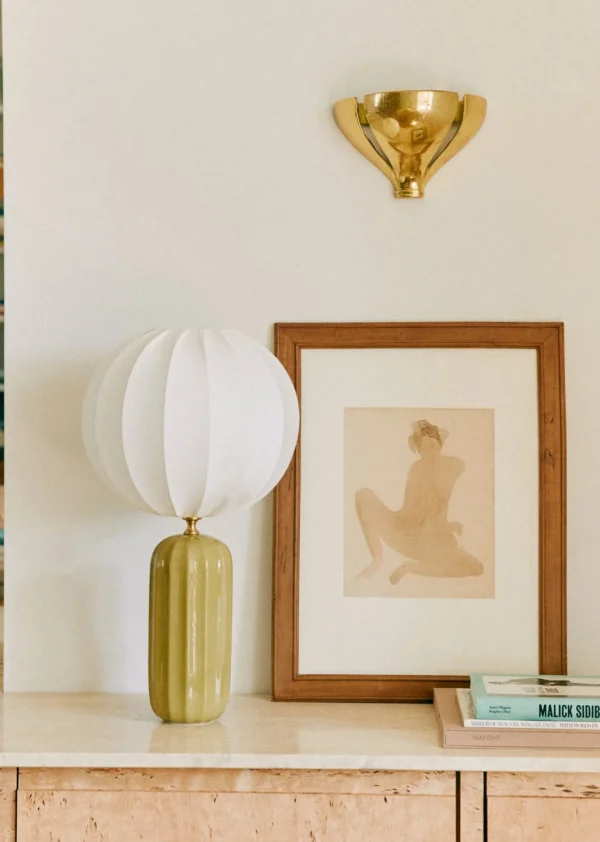 Lampe Traviata - Vert Olive