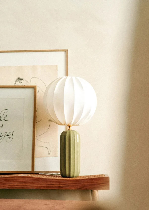 Lampe Traviata - Vert Olive