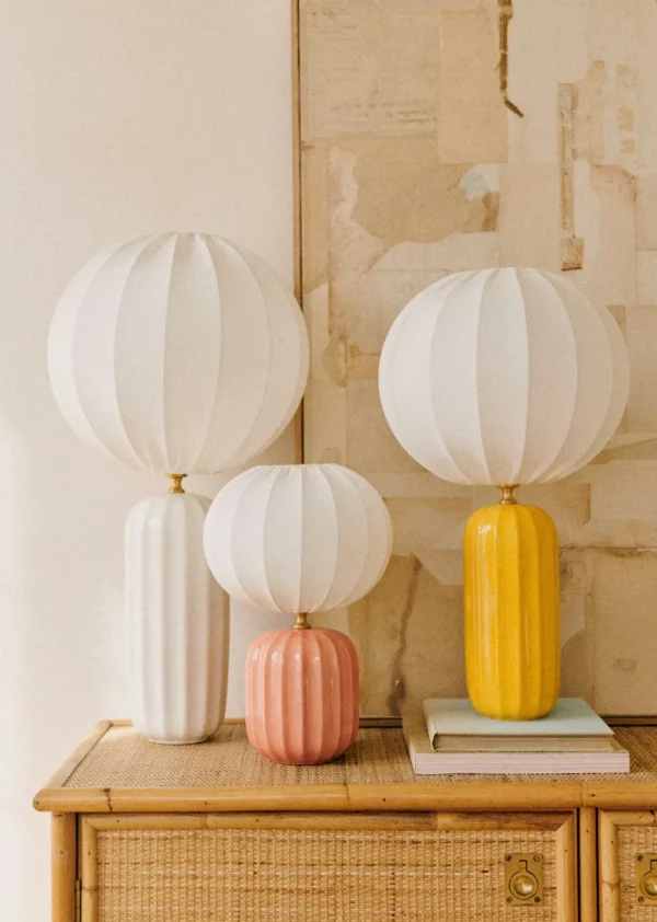 Lampe Traviata Grand Modèle - Ecru