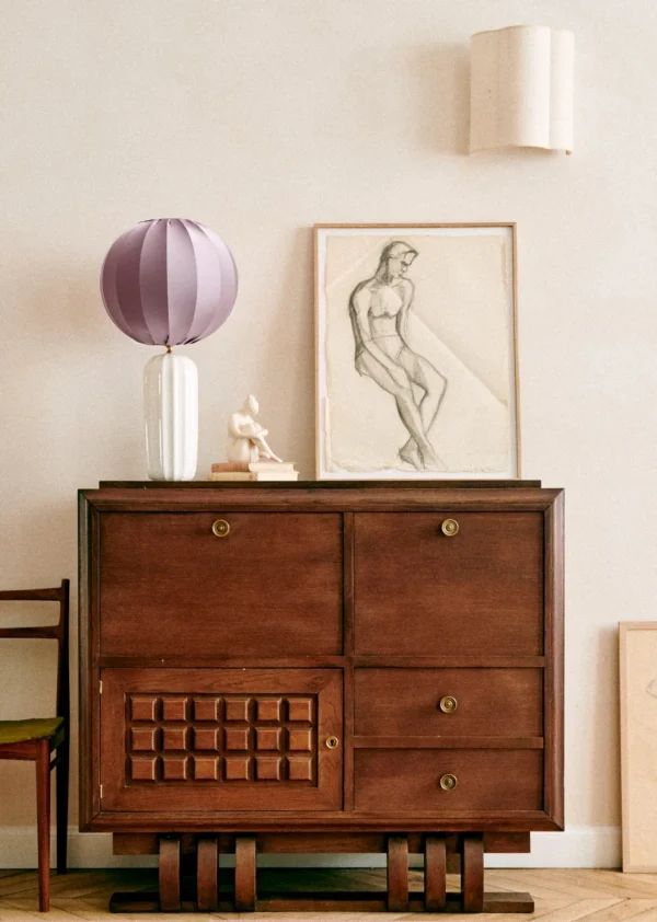 Lampe Traviata Grand Modèle - Ecru