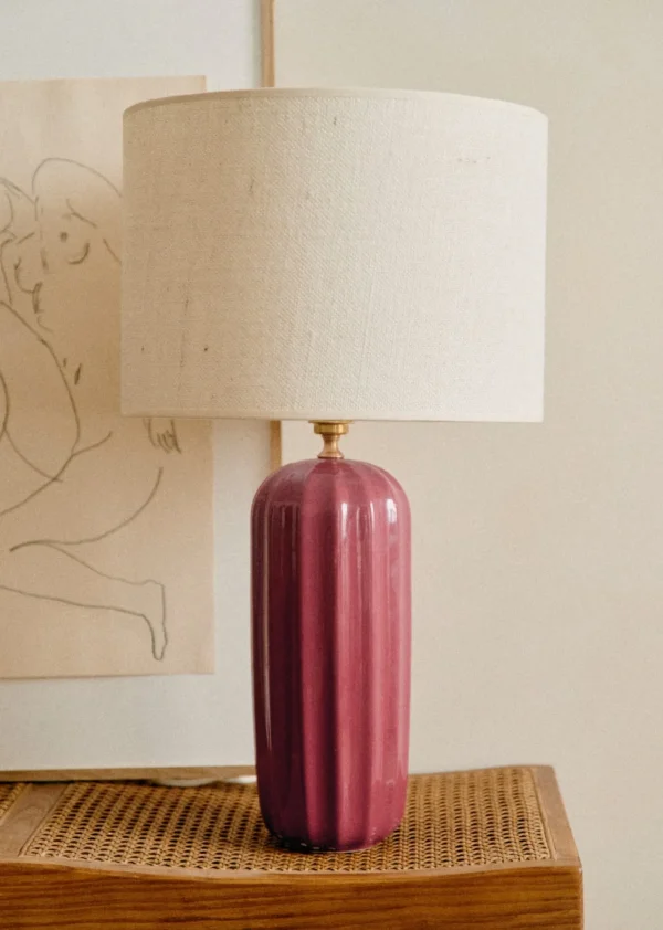 Lampe Traviata Grand Modèle - Framboise