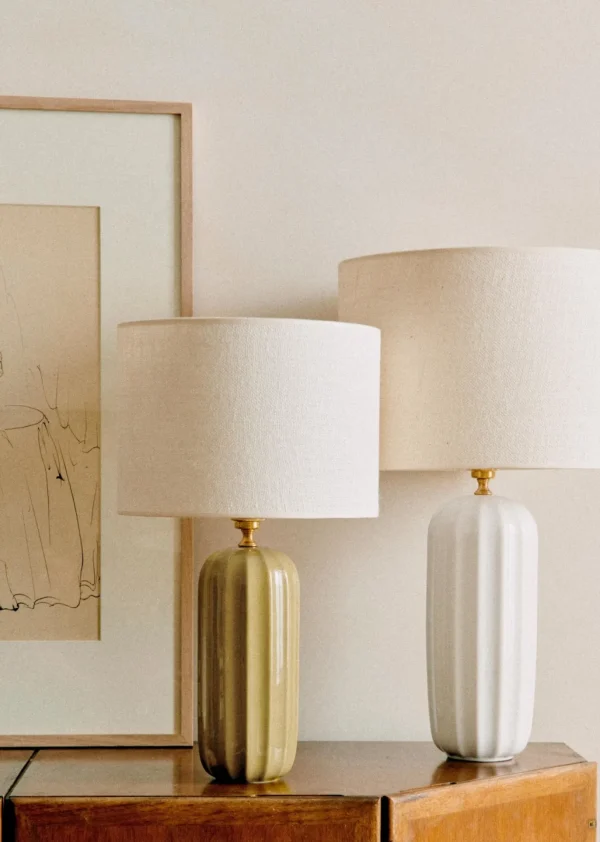 Lampe Traviata Grand Modèle - Ecru