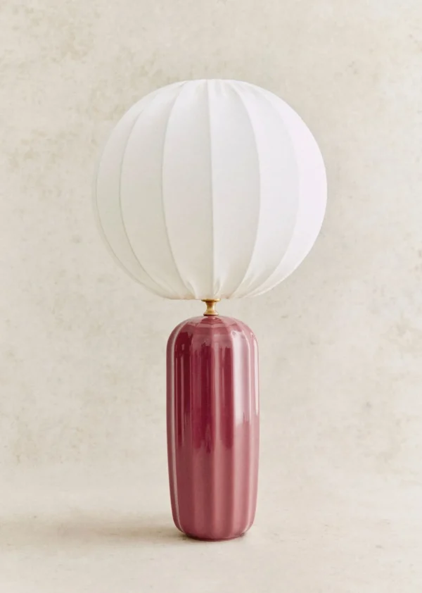 Lampe Traviata Grand Modèle - Framboise