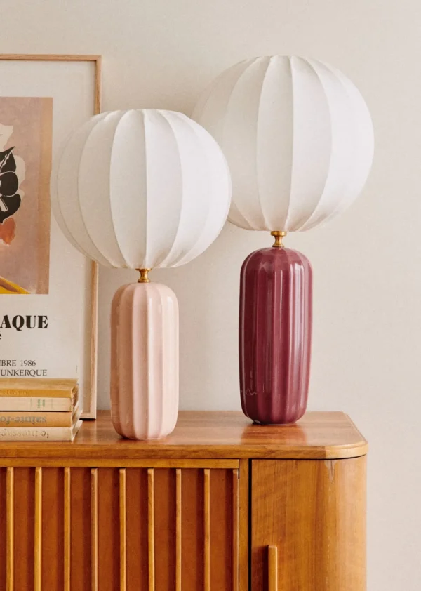 Lampe Traviata Grand Modèle - Framboise