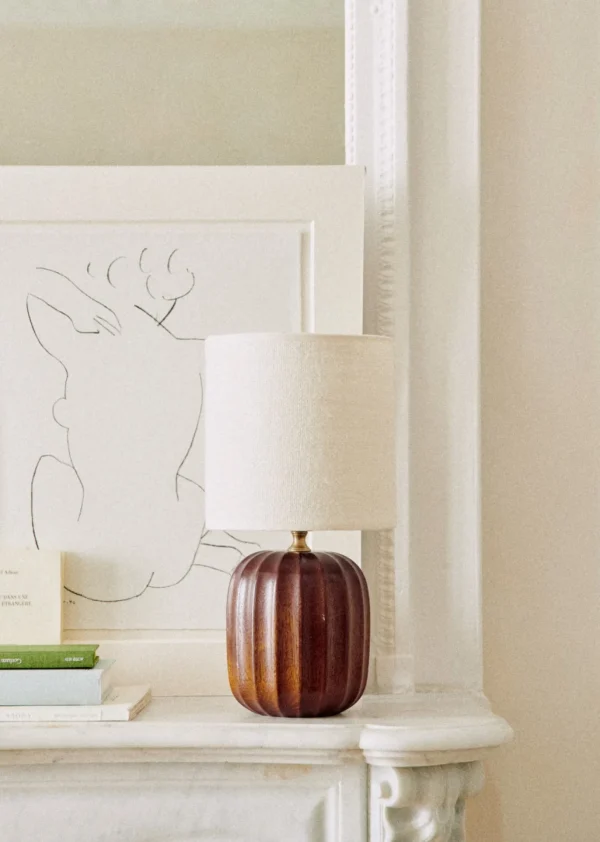 Lampe Traviata Petit Modèle - Acajou