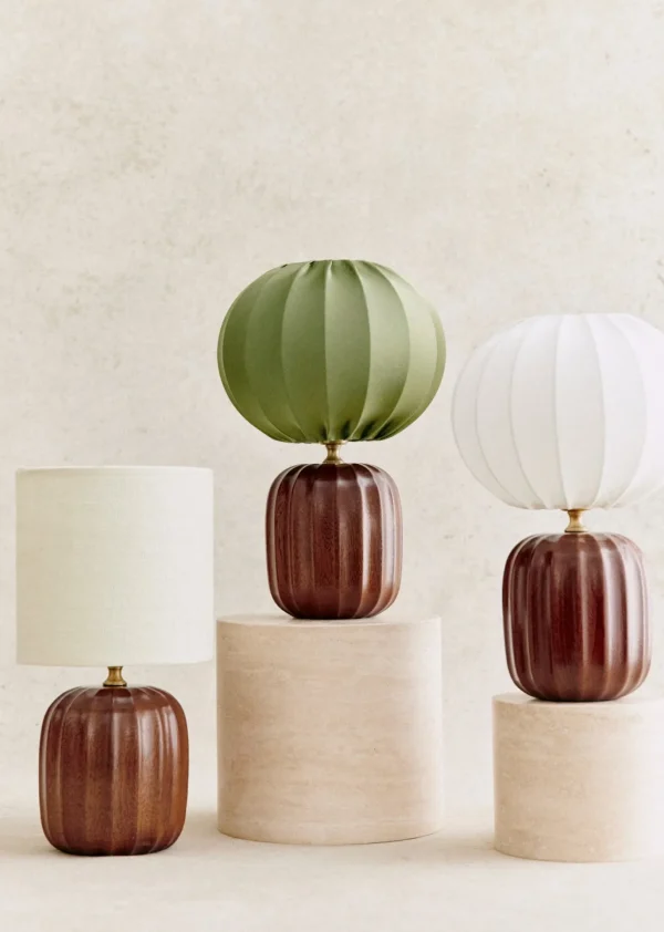Lampe Traviata Petit Modèle - Acajou
