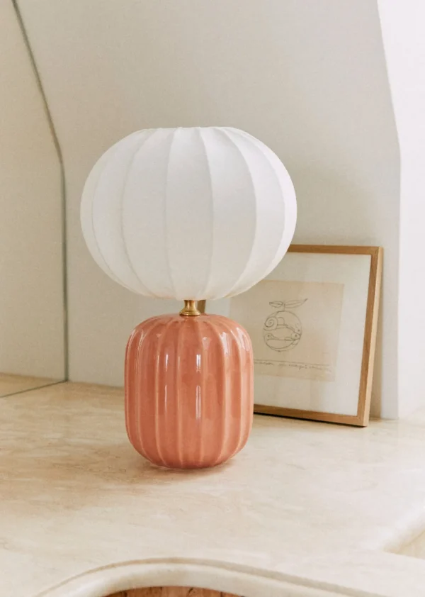 Lampe Traviata Petit Modèle - Rose Amalfi