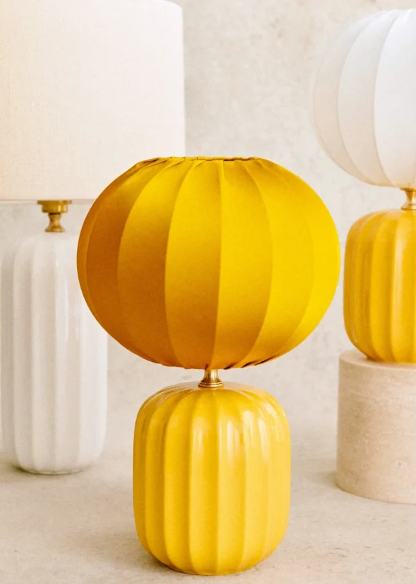 Lampe Traviata Petit Modèle - Jaune Citron