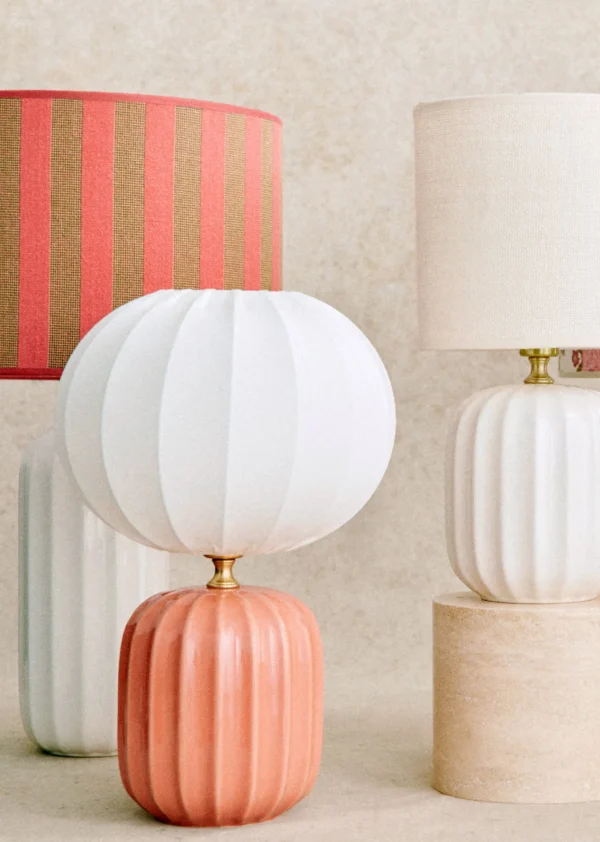 Lampe Traviata Petit Modèle - Rose Amalfi