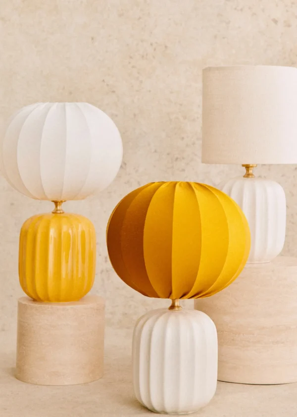 Lampe Traviata Petit Modèle - Ecru