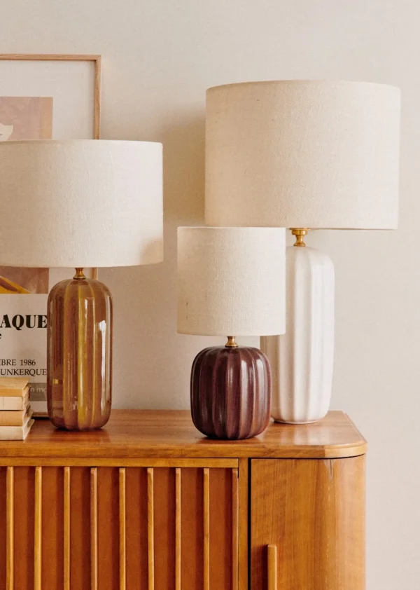 Lampe Traviata Petit Modèle - Acajou