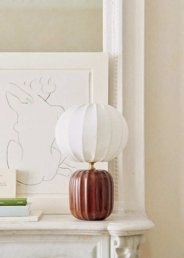 Lampe Traviata Petit Modèle - Acajou