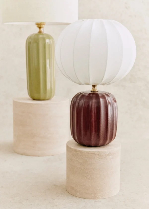 Lampe Traviata Petit Modèle - Acajou