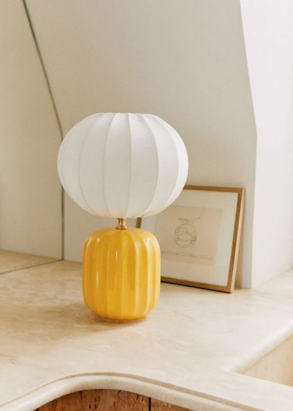 Lampe Traviata Petit Modèle - Jaune Citron