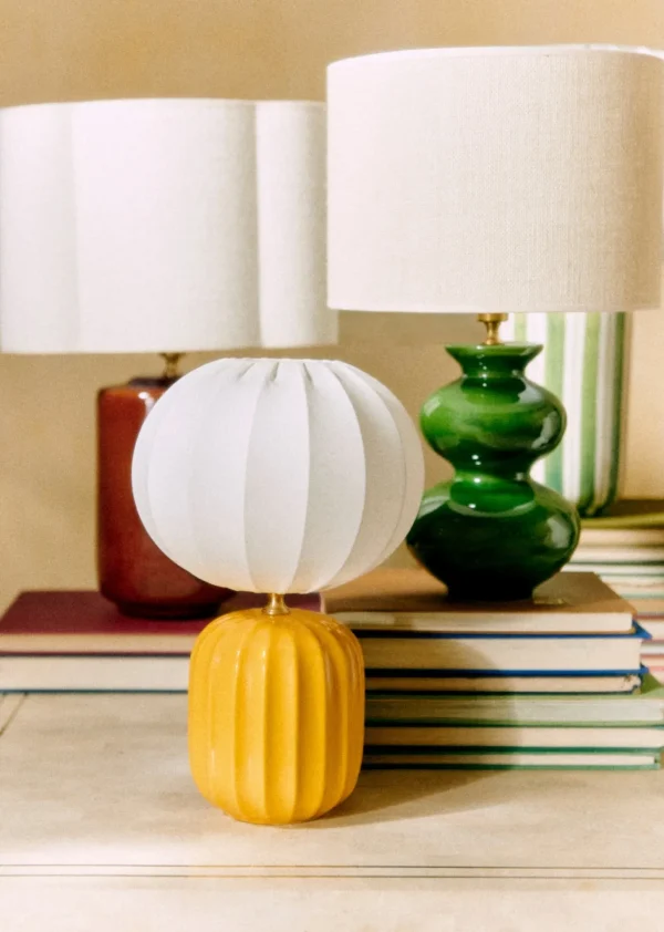 Lampe Traviata Petit Modèle - Jaune Citron