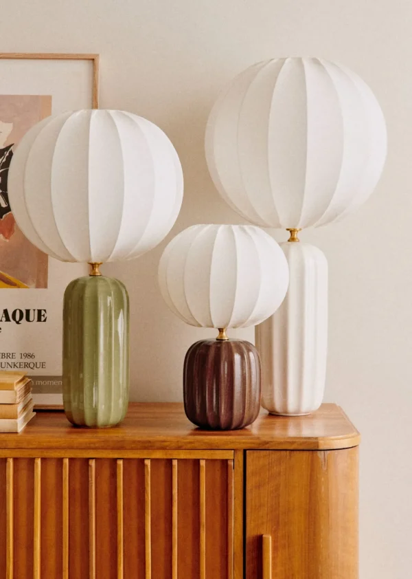 Lampe Traviata Petit Modèle - Acajou