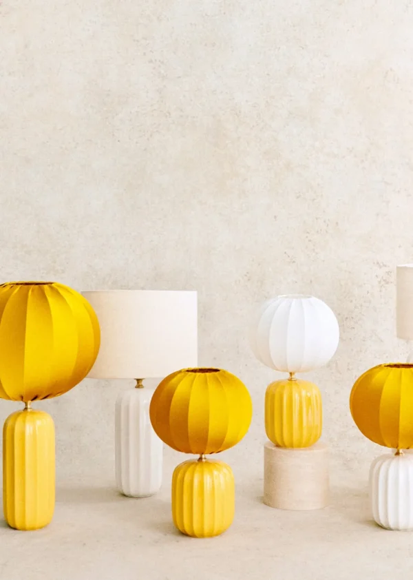 Lampe Traviata Petit Modèle - Jaune Citron
